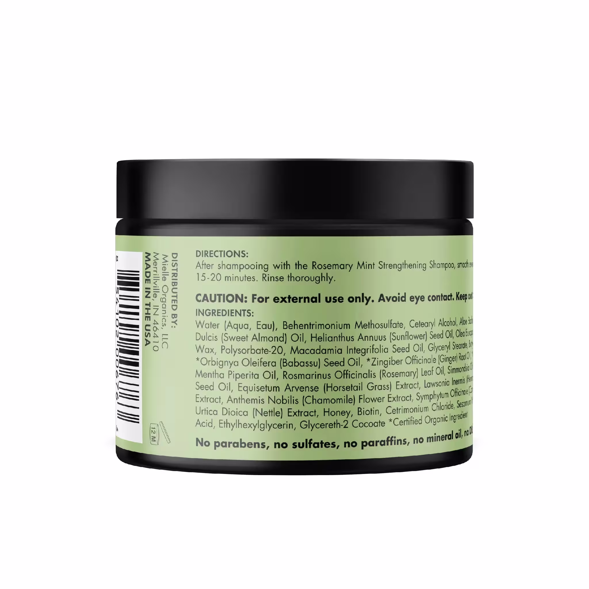 Mielle – Rosemary & Mint Strengthening Hair Mask – 340g - Image 4
